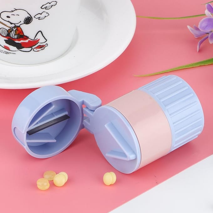 Coupe-pilule de qualité, broyeur de poudre, broyeur, séparateur, boîte de rangement de médicaments white
