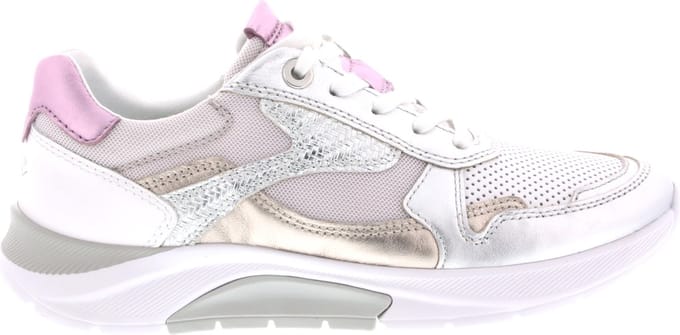 Dames Sneakers Gabor 66.925.53 Rolling Soft Zilver - Maat 4½