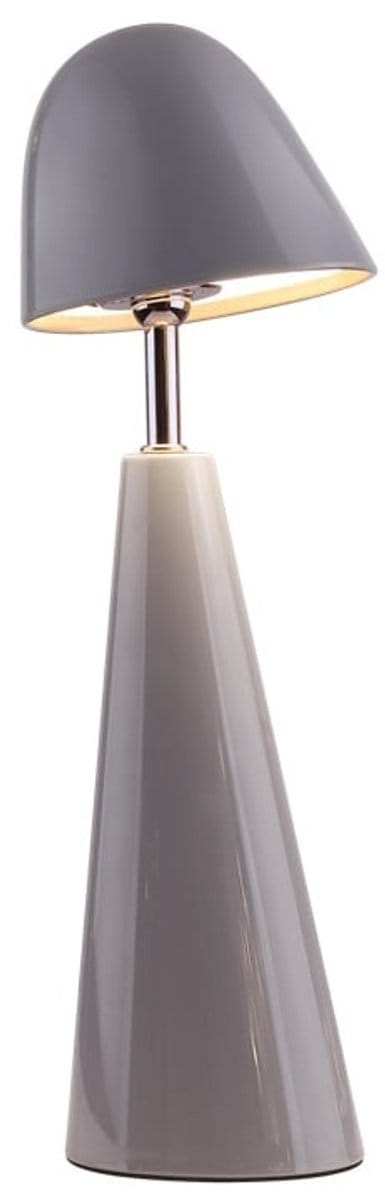 Bureaulamp Dot LED op accu grijs