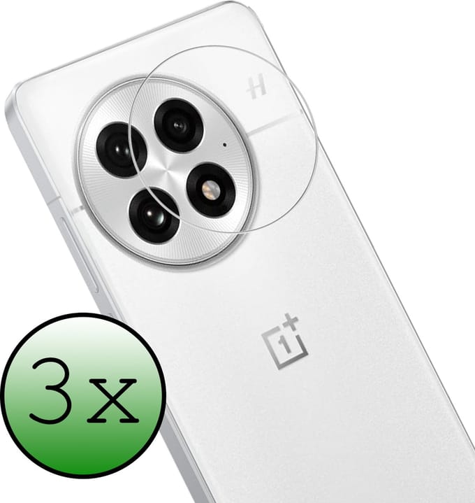 Camera Lens Protector - 3 Stuks Geschikt voor OnePlus 13 - Camera Screenprotector Beschermglas - Gehard Glas - Tempered Glass - Screen Protector