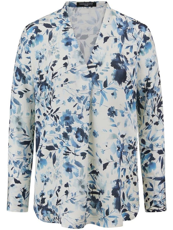 Lange blouse Van Fadenmeister Berlin wit