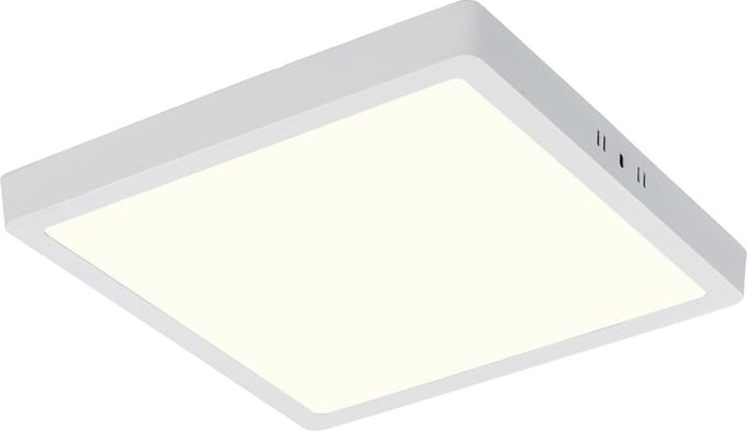 LED Paneel - 30x30 Natuurlijk Wit 4200K - 28W Opbouw Vierkant - Mat Wit - Flikkervrij