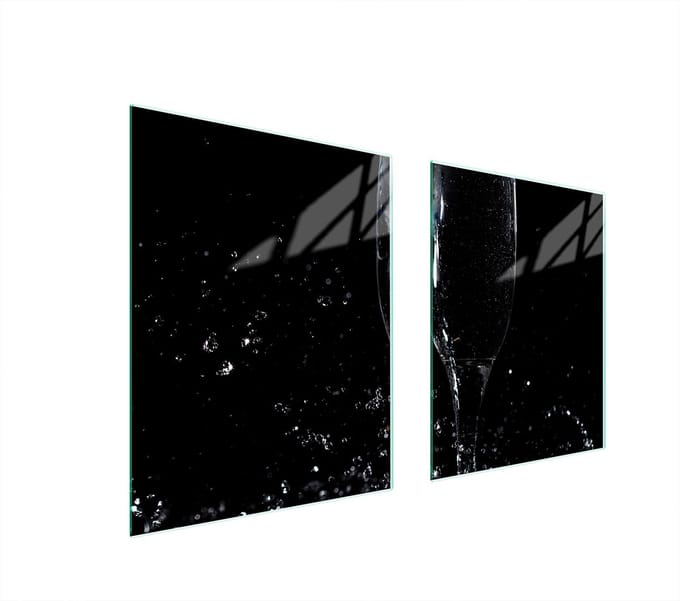 TMK ArtDeko - Wijn Kleur - Glazen Kookplaat Bescherming - 85x52 cm