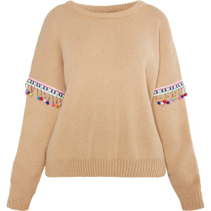 IZIA Jumper Dames beige