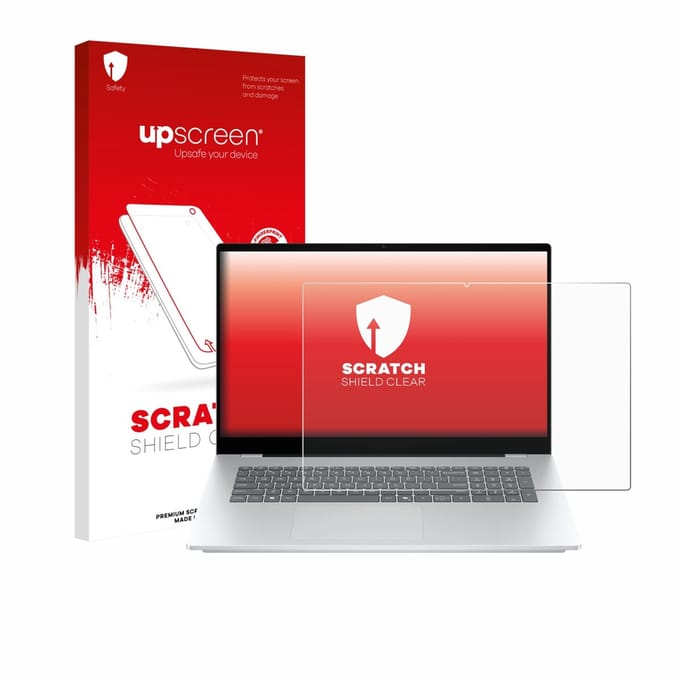 upscreen - Screenprotector voor HP OmniBook 7 17-dc - Folie Beschermfolie transparant