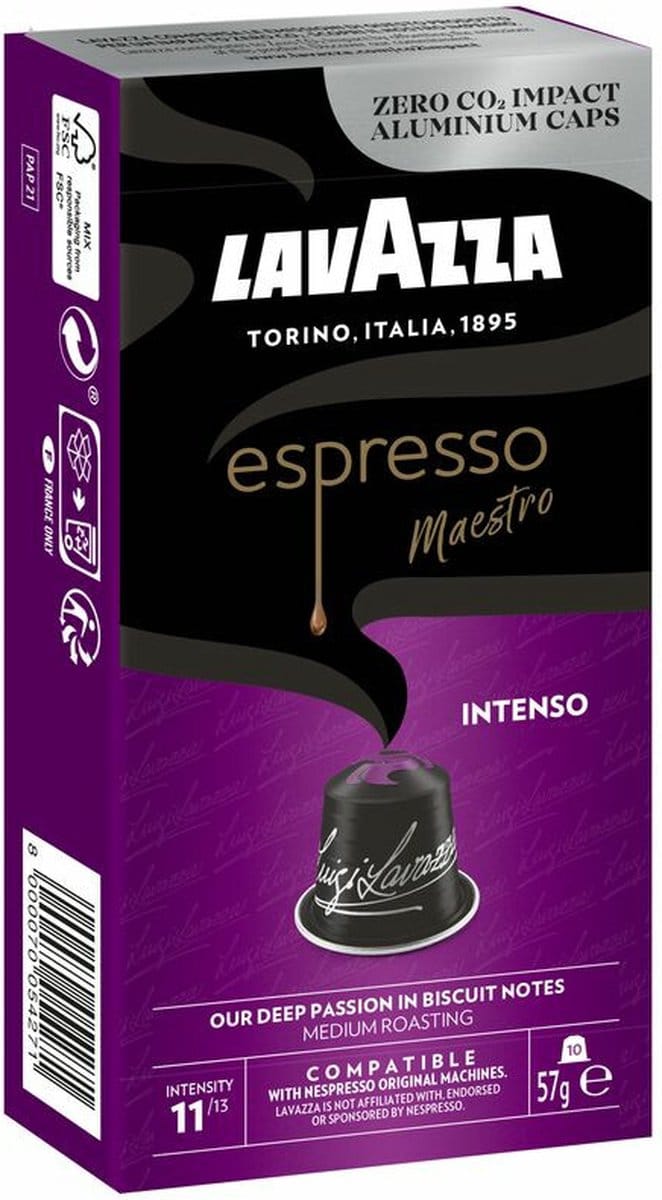Lavazza Espresso Intensio Aluminium caps - 10 pcs
