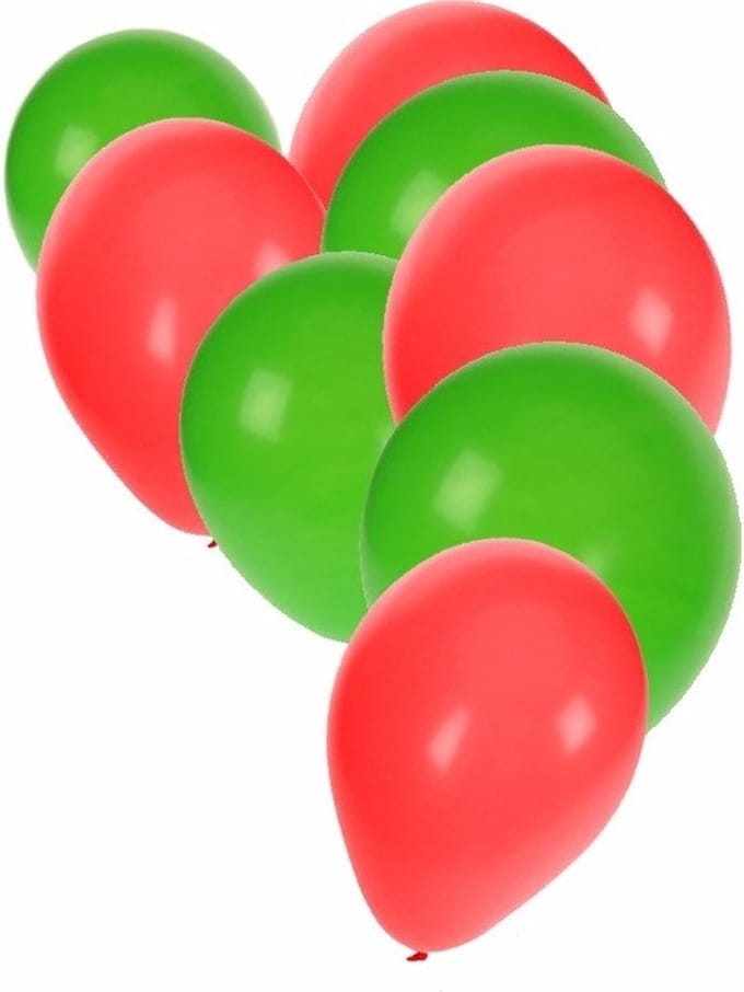30x Ballonnen in Portugese kleuren