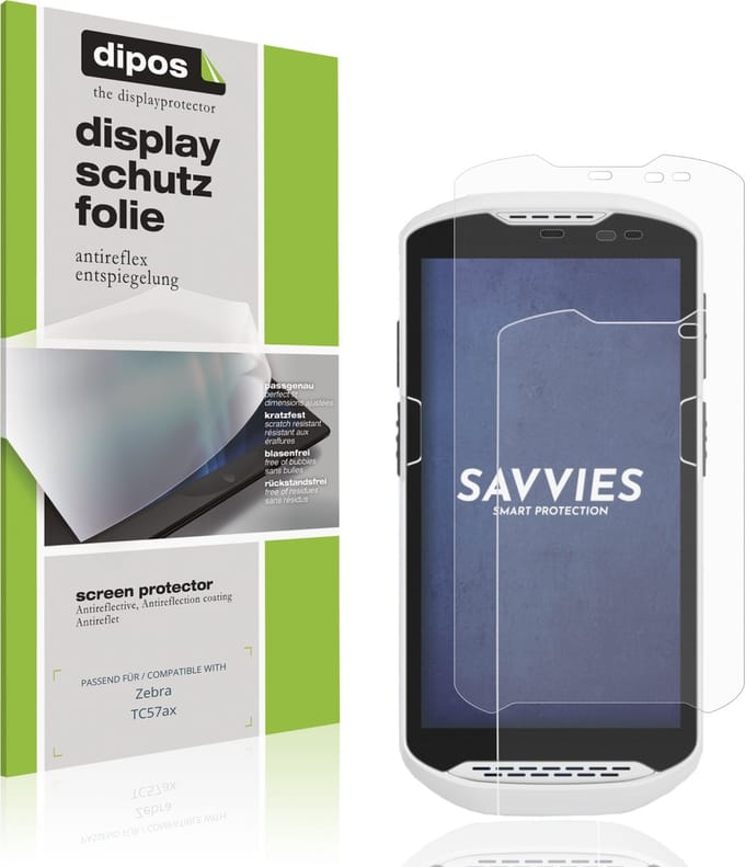 dipos – 4x Matte Beschermfolie geschikt voor Zebra TC57ax | Krasbestendige & antireflecterende Screenprotector Ultra-Thin