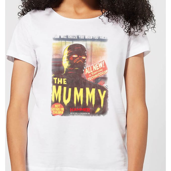 Hammer Horror The Mummy Women's T-Shirt - White - M
