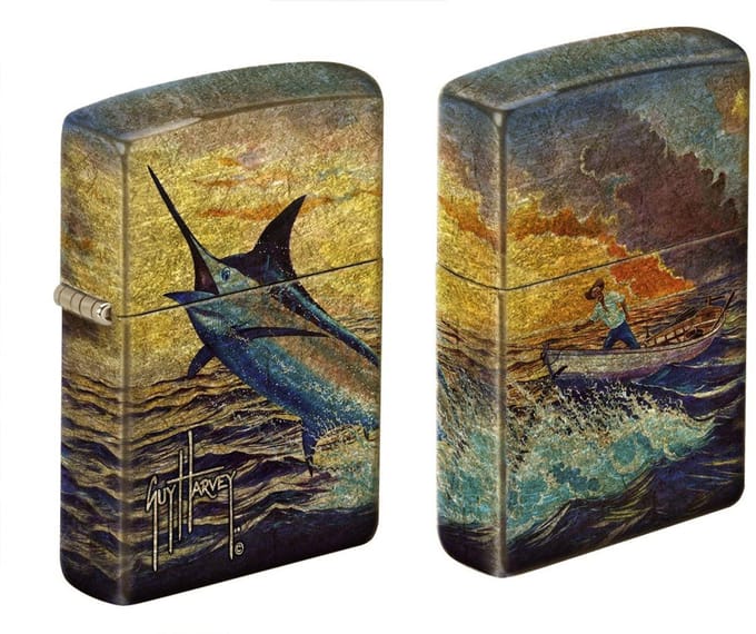 Zippo Guy Harvey Fish and Boat