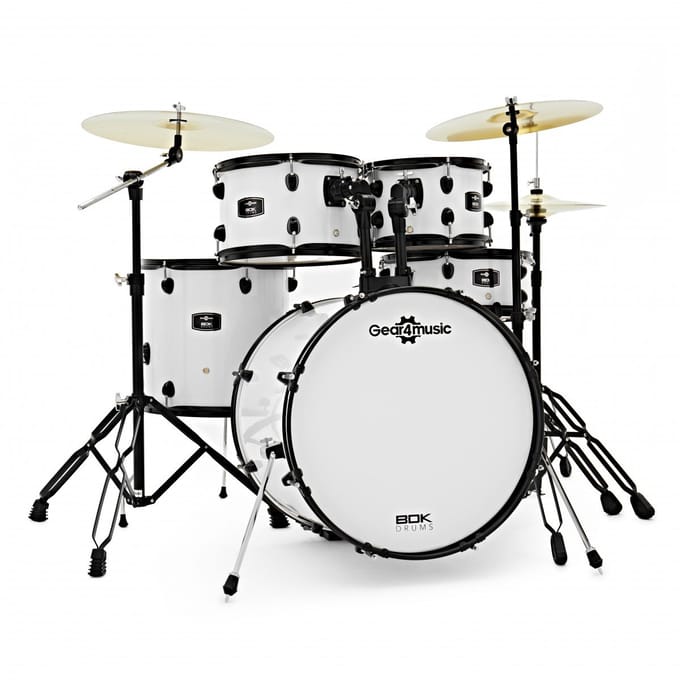 BDK-20 Expanded Fusion Drumstel van Gear4music, Wit