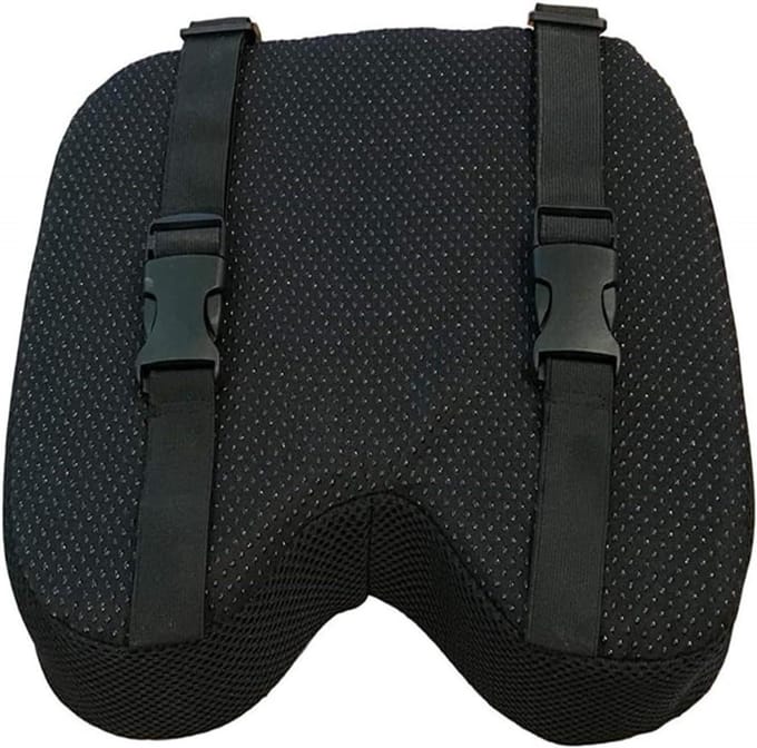 Fietszadel Kussen - Traagschuim Zitje - Comfortabel Fietsen - Antislip Ontwerp - 32 x 22 x 7 cm - Multicolor