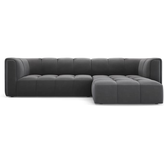 Hoekbank Francesca velvet rechts 3-zits | Milo Casa