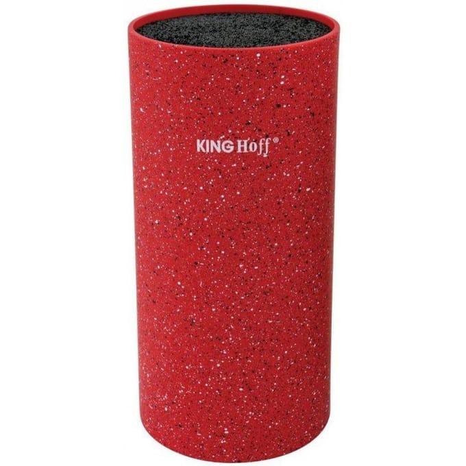 Kinghoff - Messenblok - Marmeren Coating - 11x22cm - Rood