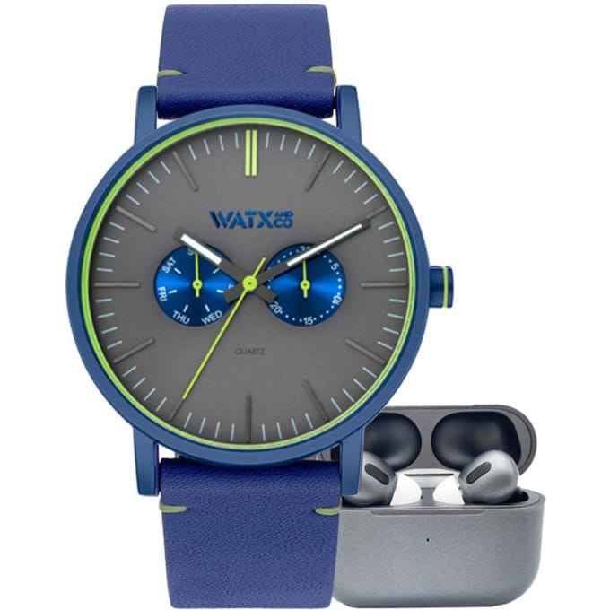 Horloge WATXANDCO RELOJ7_44. Kwarts, Kleur grijs. Man. gray