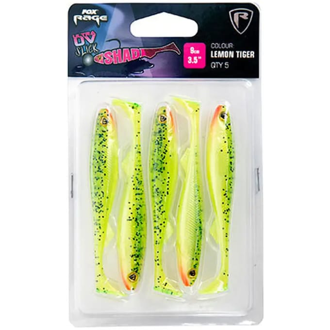Lokvogels Fox Rage Slick Shad UV 4.25" (x4)