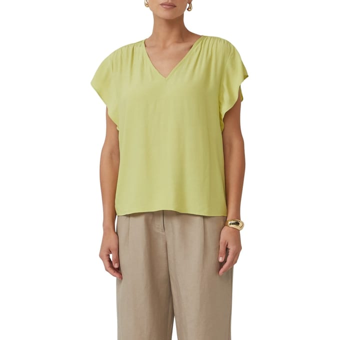 s.Oliver Blouses Lime Größe: 36 | Blusen Outlet | Damen | Grün