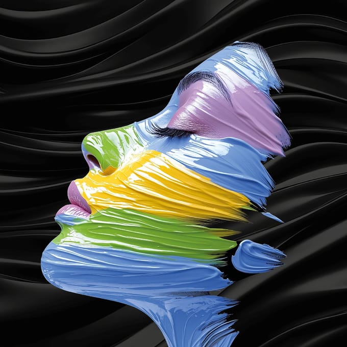PAINT PORTRAIT: plexiglas 60x80cm