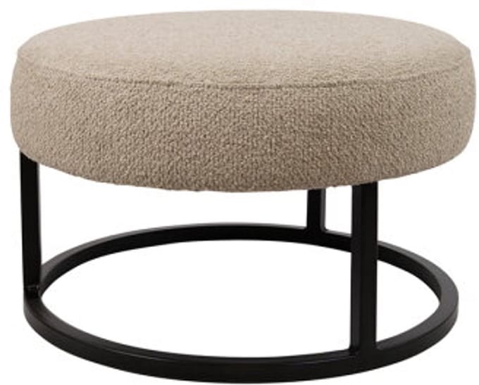 Escabel poef - Ø50 - Rhythm - Beige 05 - Unique Collection