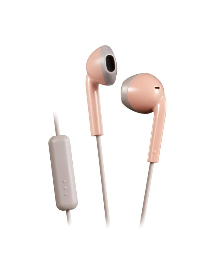 Jvc Ha-F19M - Stereofonisch bedrade hoofdtelefoon met roze microfoon