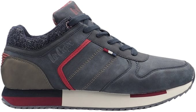 Lee Cooper LCJ-21-29-0642M Heren Sneakers Donkerblauw - Maat 43