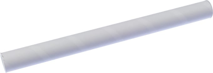 Raadhuis brievenbuskoker - A3 - wit - rond 27mm - lengte 36cm - 5 stuks