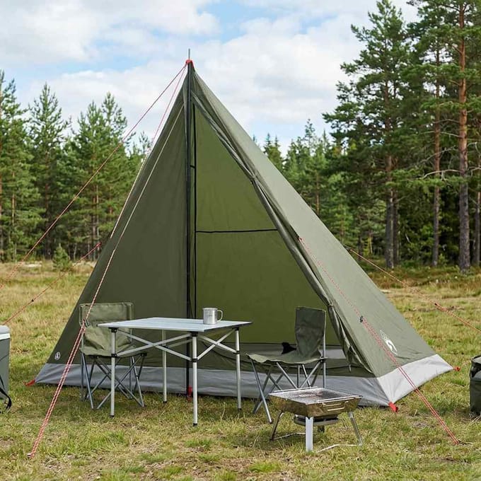 vidaXL - Backpacking - Tent - 2-persoons - Olijfgroen