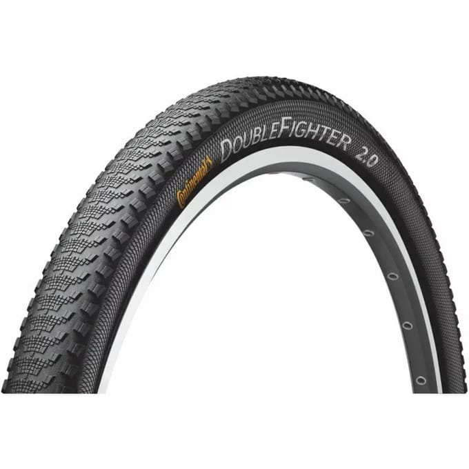 Buitenband Continental Double Fighter III 26 x 1.90 / 50-559 - zwart
