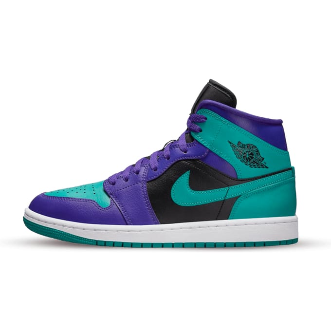 Air Jordan 1 Mid Black Grape (W) - Maat 43