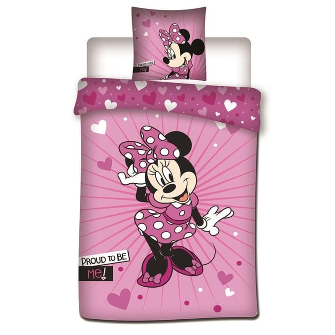 Disney Minnie Mouse Dekbedovertrek Proud - 140 x 200 cm - Polyester