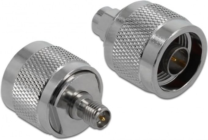 N (m) - RP-SMA (v) adapter / 50 Ohm / 10 GHz