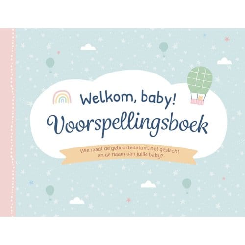 Deltas Welkom baby voorspellingsboek.