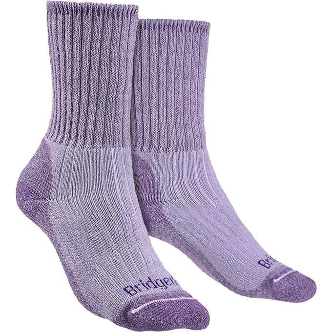 Bridgedale - Dames Wandeling Middelgewicht Merino Wol Sokken - Violet
