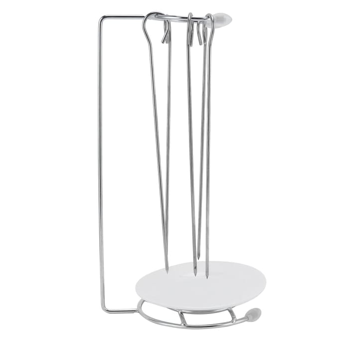 Barbecue Spiezen Rek RVS BBQ Grill Rek Braadspit Rotisserie Barbecue Grill Kit gray