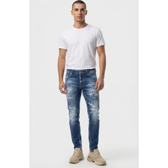 Dsquared2 Jeans 5 Pockets Blue Größe: W46 | Slim Jeans Outlet | Herren | Blau