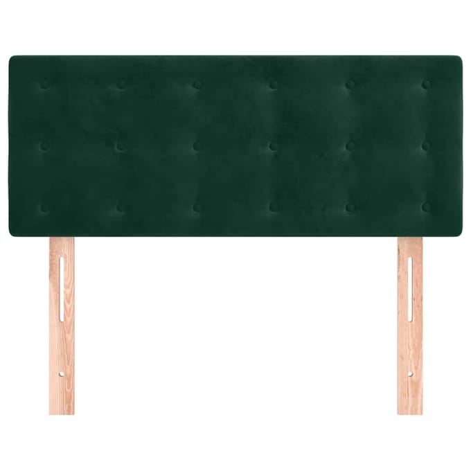 vidaXL - Hoofdbord - 80x5x78/88 - cm - fluweel - donkergroen