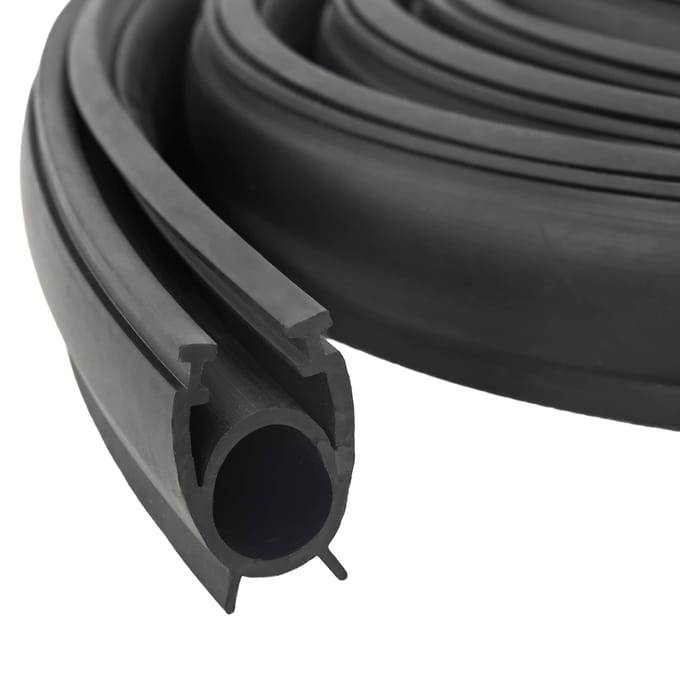 vidaXL - Garage - Deurseal - Zwart - 41 - x - 33 - mm - 5 - m - PVC