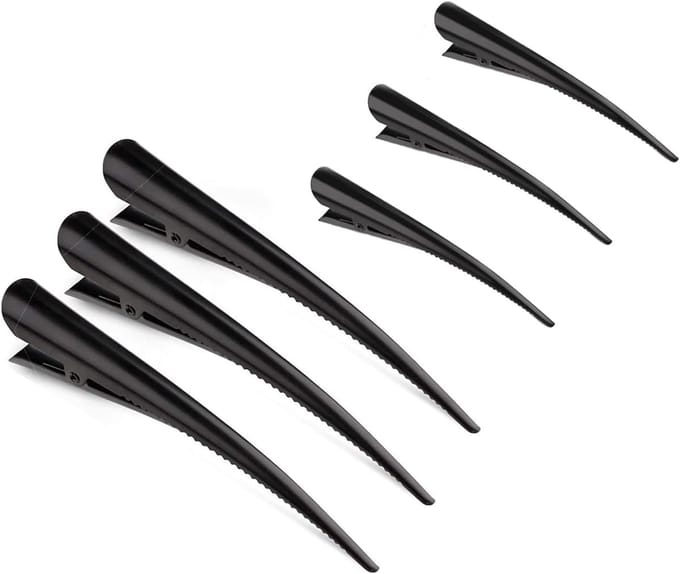 Haarklemmen Set - Krokodillenklemmen - Haar Styling - Antislip Grip - 10 cm