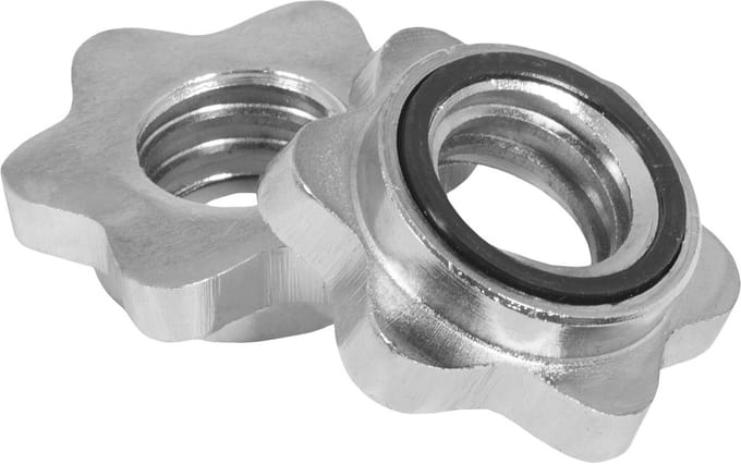 Set Schroefsluitingen Halterstang 30/31 mm - Zelfborgend Gewichtssloten
