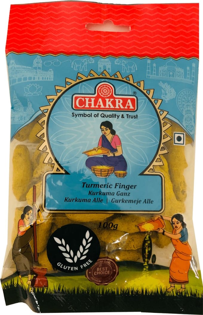 Chakra - Kurkuma - Turmeric Finger - 3x 100 g