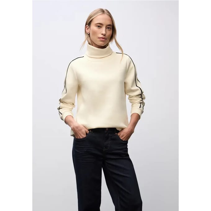 Sweater met opstaande kraag