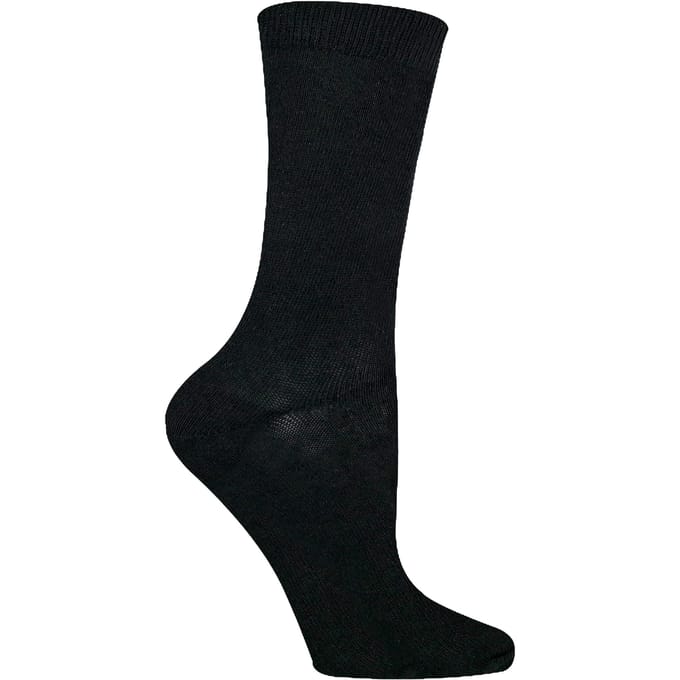 Sock Snob - Set van 6 bamboe schoolsokken voor kinderen - Zwart