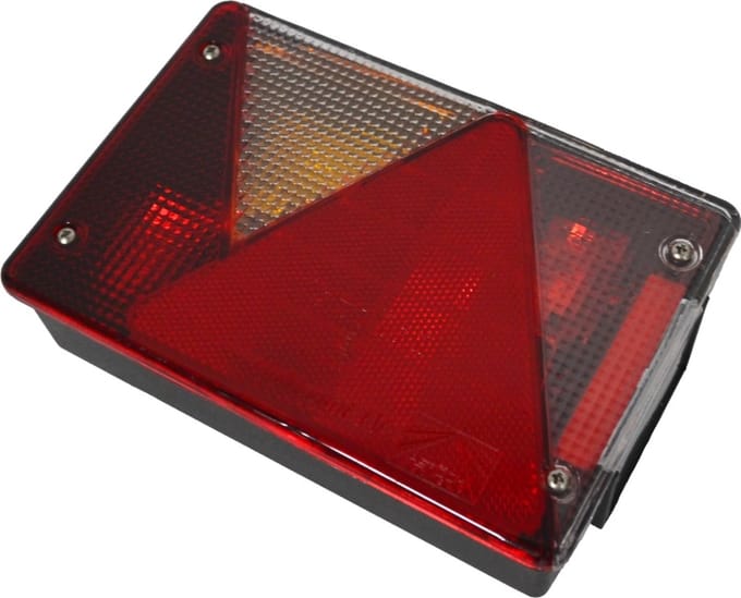 Aspock Multipoint 4 achterlicht links met mistlamp