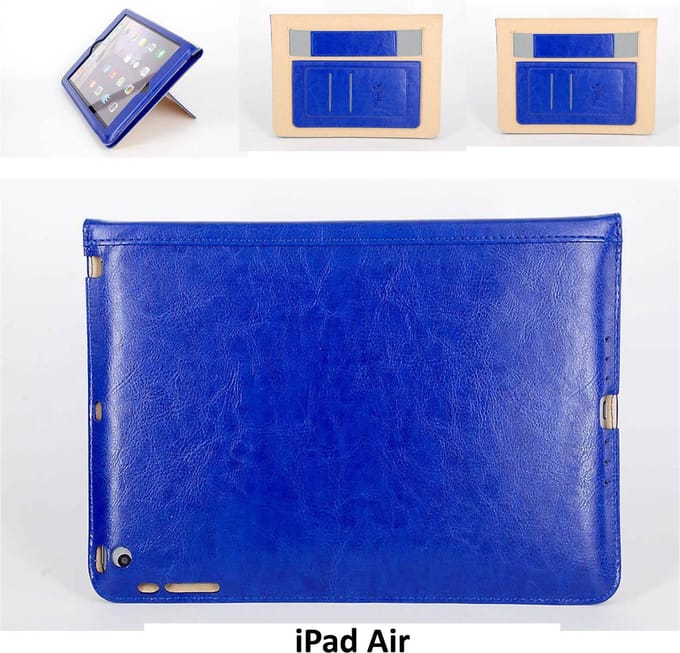 Apple iPad Air Blauw Smart Case - Book Case Tablethoes- 8719273113356