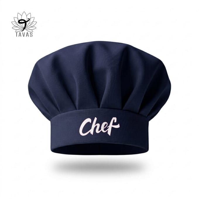 Tavas Chef Koksmuts - Marineblauw - Koksmuts voor Volwassenen