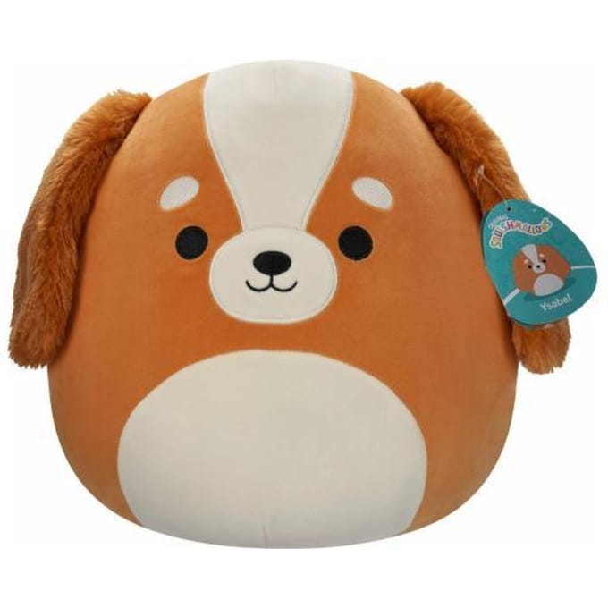 Squishmallows Ysabel-Brown and White Spaniel 30cm Plush