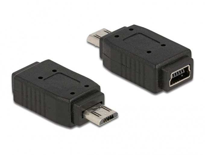 DeLOCK Adapter USB micro-B male to mini USB 5-pin
