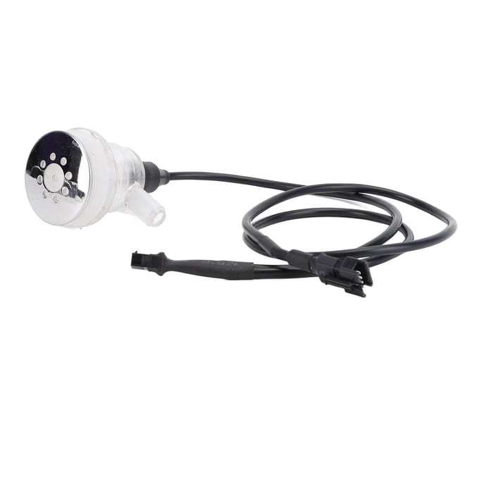Buse d'air à 9 trous pour baignoire avec lumière RVB 12V 40mm PVC Buse à jet d'air à bulles de remplacement Bain spa white
