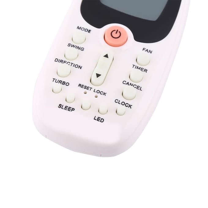 Climatiseur Télécommande de Remplacement Pour Midea R06BGE black