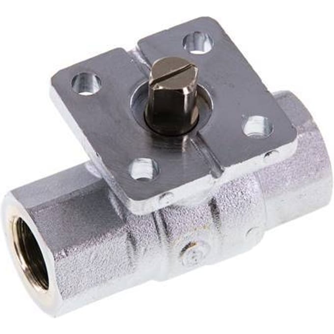 Rp3/8'' 2-Weg Messing Kogelkraan ISO-Top PN40 - BL2BA - BL2BA-038
